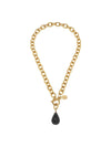 Gigi Toggle Necklace in Black