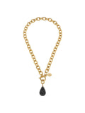 Gigi Toggle Necklace in Black