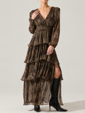 Anora Dress in Leopard Print