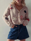 You're A Life Saver Cardi in Taupe
