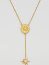 Sun Lariat Necklace