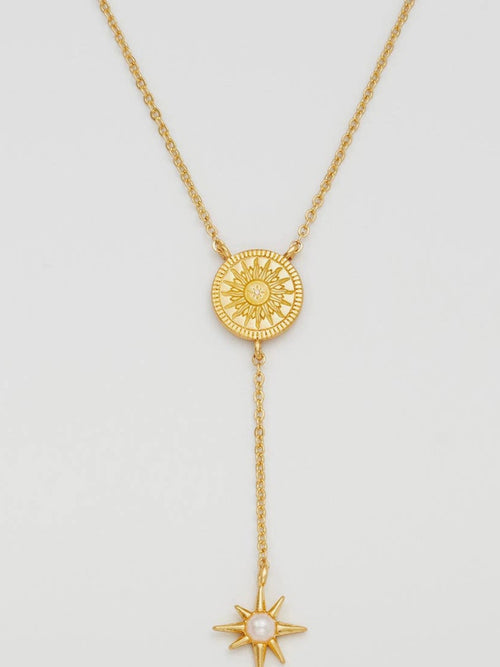 Sun Lariat Necklace