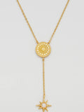 Sun Lariat Necklace