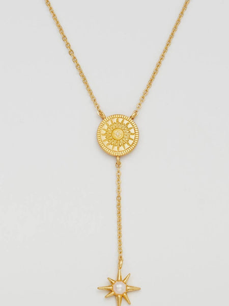 Sun Lariat Necklace