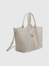 Malia Lasercut Bag in Ivory