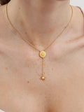 Sun Lariat Necklace