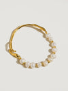 Olivia Pearl & Gold Bracelet