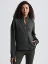 Tayah Zip Through Midlayer in Dark Resin Green