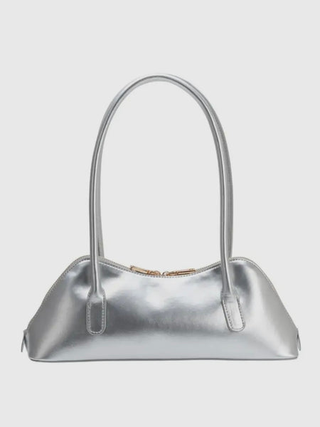 Dakota Shoulder Bag in Silver