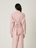 Serrano Shirt in Wine Stripe