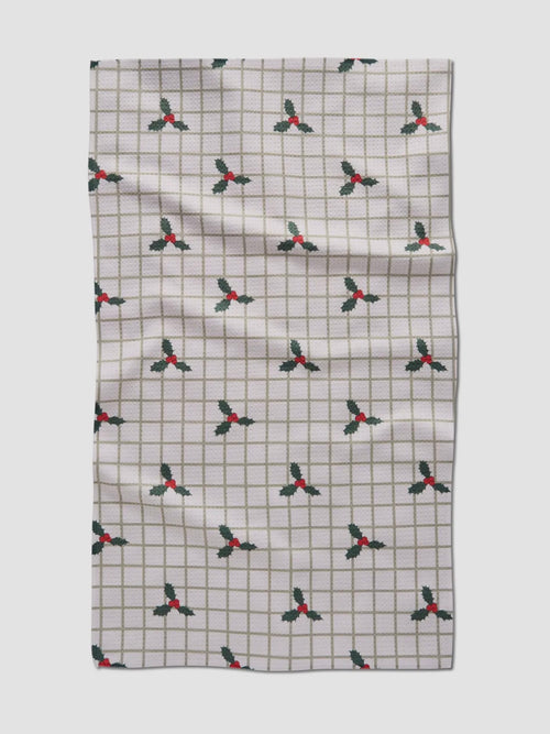 Merry and Plaid Tea Towel