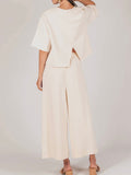 Butter Culotte Pants in Eggshell