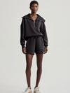 Catherine Half Zip Sweat in Black