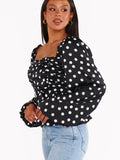 Atiana Top in Polka Dot Luxe