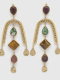 Balancing Arc Stone Earrings