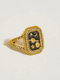 Lulora Statement Ring in Black