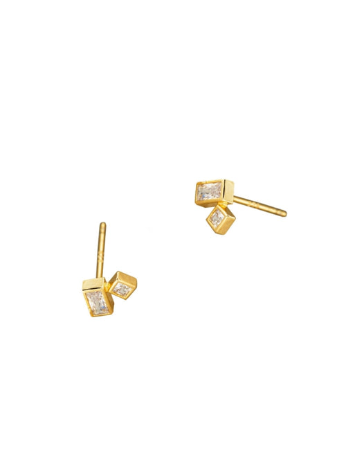 Rectangle & Square Baguette Studs