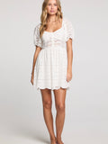 Quinlee Mini Dress in Ivory
