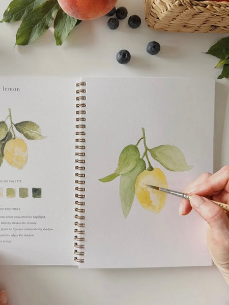 Fruit Watercolor Workbook