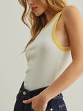 Conflict Of Interest Tank in Cream & Butter