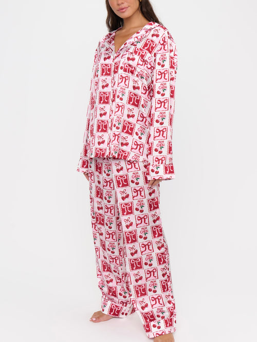Classic PJ Set in Mon Cheri Silky