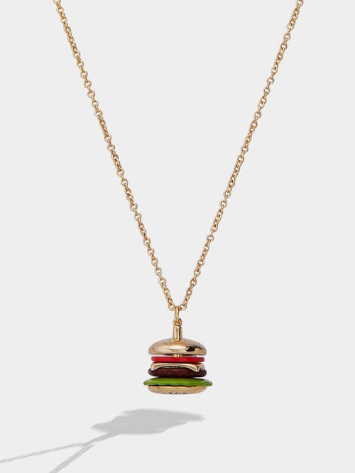 Hot Grill Summer "But In A Million" Hamburger Necklace