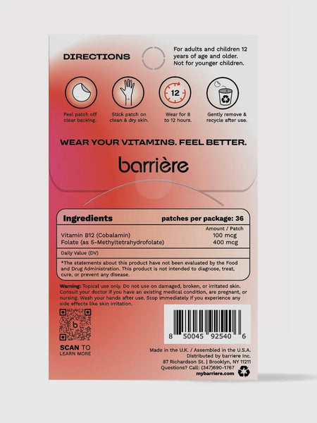 Vitamin B12 Patch 36pk