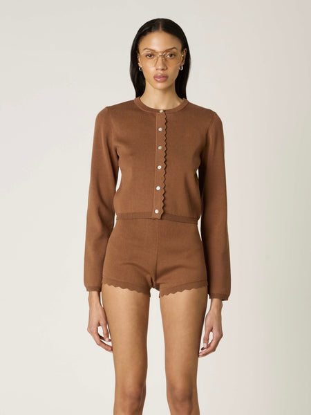 Roxie Cardigan in Nougat