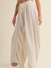 Seal The Deal Stripe Pants in Taupe