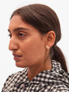 Oui Non Stud Earrings in Cream & Black