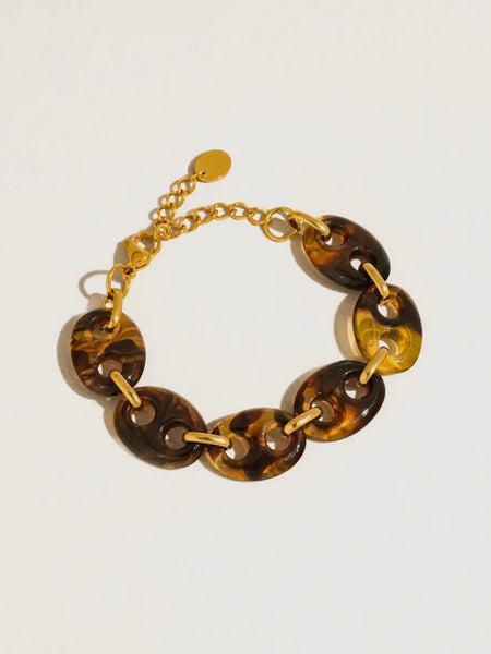 Acacia Chunky Resin Link Bracelet