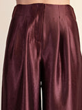 Pedal To The Metal(lic) Pant in Burgundy