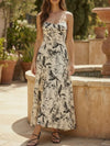 Birds Of A Feather Midi Dress in Cream