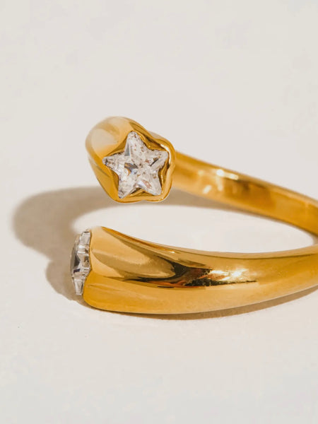 Fenella Star CZ Ring