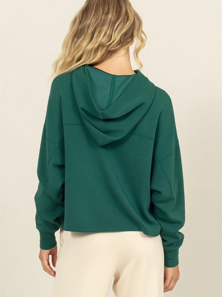 Travel 'Fit Sweatshirt in Dark Green