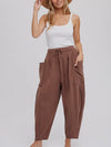 Have A Seat Harem Pants in Mocha