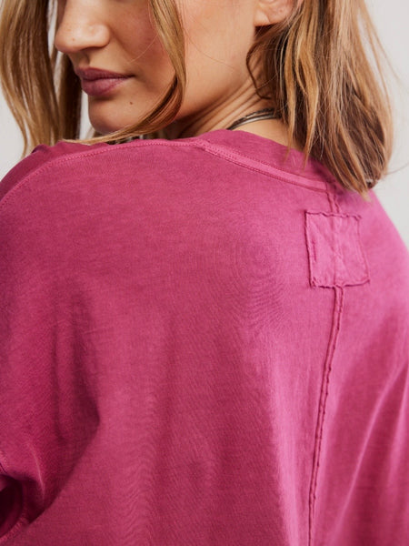 WTF Perfect Oversized Tee in Glass Roses