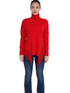 Fringe Around & Find Out Sweater in Red