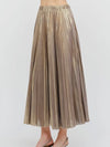 Give Me Your Best Shot Skirt in Gunmetal Gold