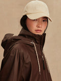 Kirsten Rain Coat in Dark Truffle