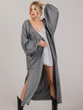 Float Away Metallic Kimono in Midnight