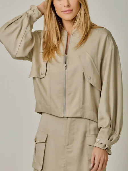 Spring Into It Jacket in Almond