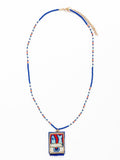 Robin Sardine Embroidered Necklace
