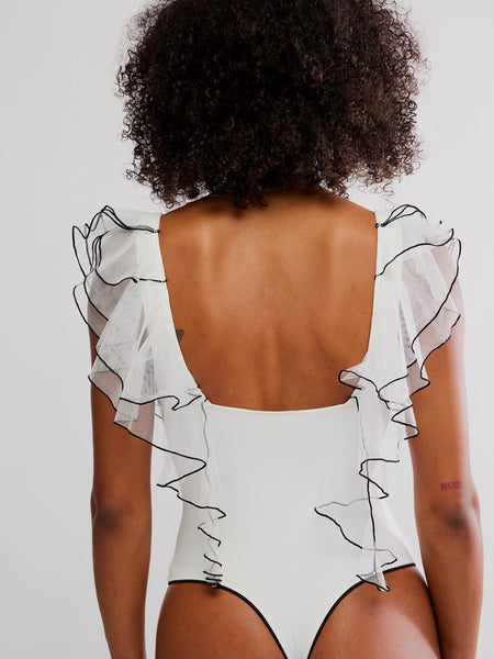 Sugar Rush Bodysuit in Ivory