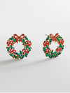 Fresh Cut Wreath Earrings