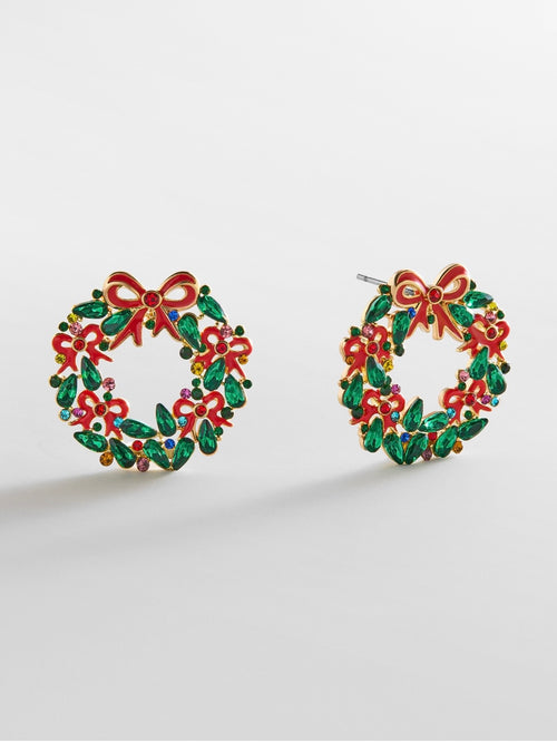 Fresh Cut Wreath Earrings