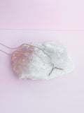 Repurposed Mini Hanger CC Necklace