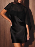 On The Fly Mini Dress in Black