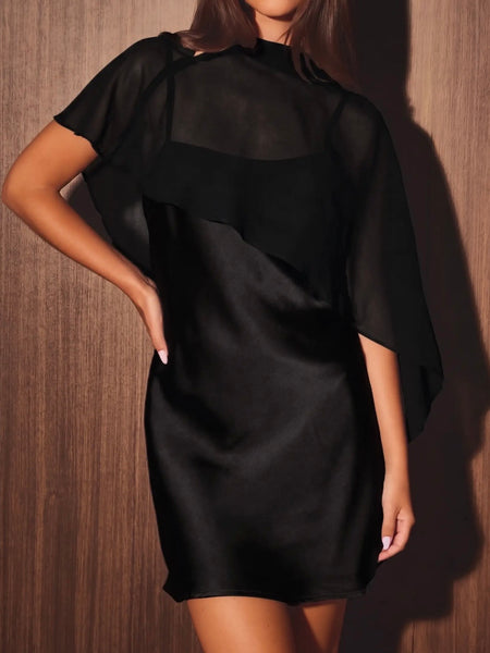 On The Fly Mini Dress in Black