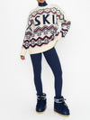 Ski In Sweater in Cream Ski Knit